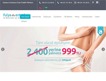 Tablet Screenshot of fulyaestetik.com